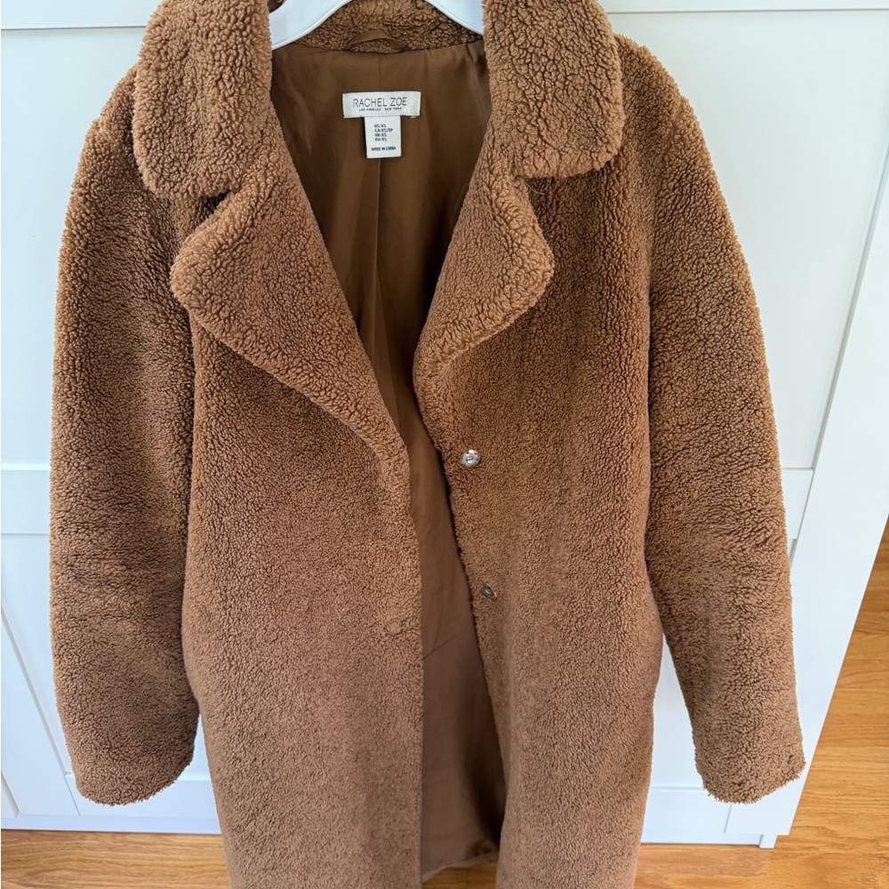 Rachel Zoe Women's Tan Teddy Jacket